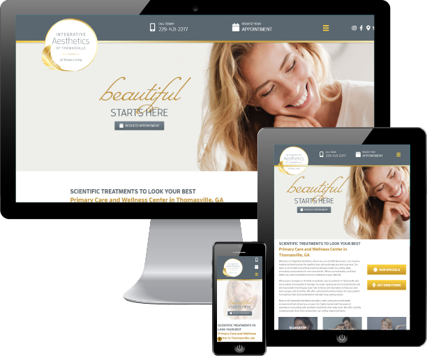 Integrative Aesthetics website