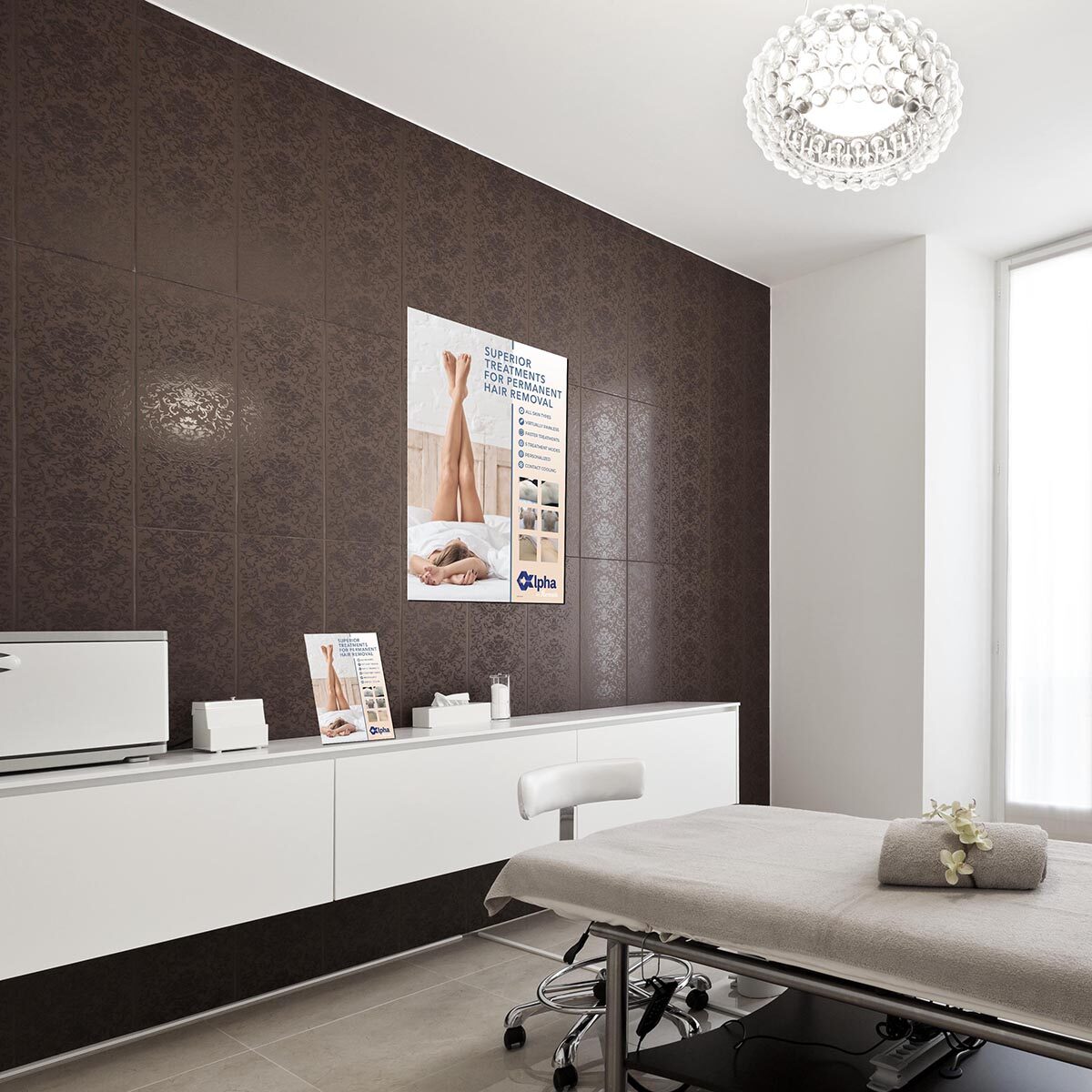 Interior View Of A Modern Study Of Aesthetics